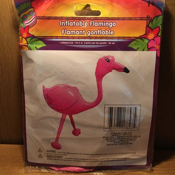 NWT Inflatable Flamingo - Picture 1 of 4